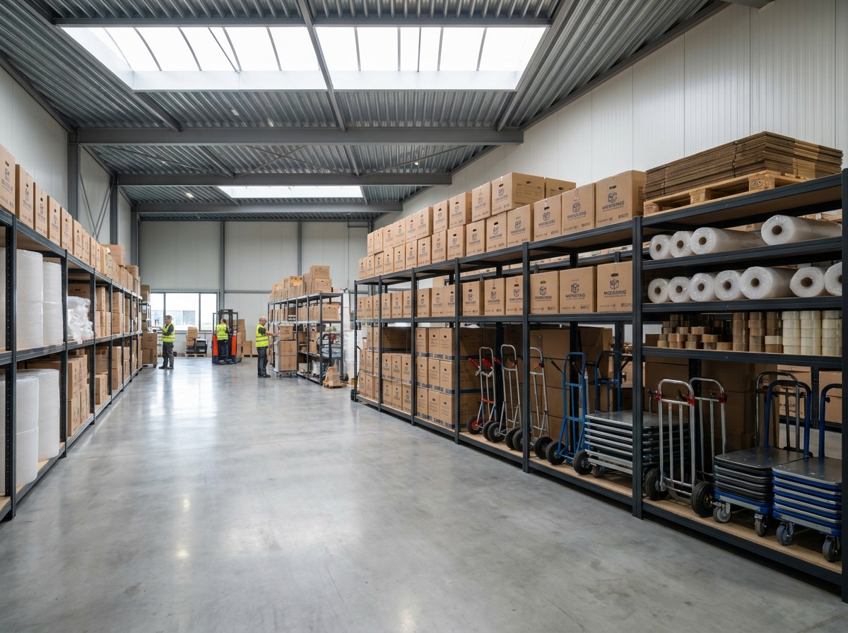 Onze werkplaats en magazijn