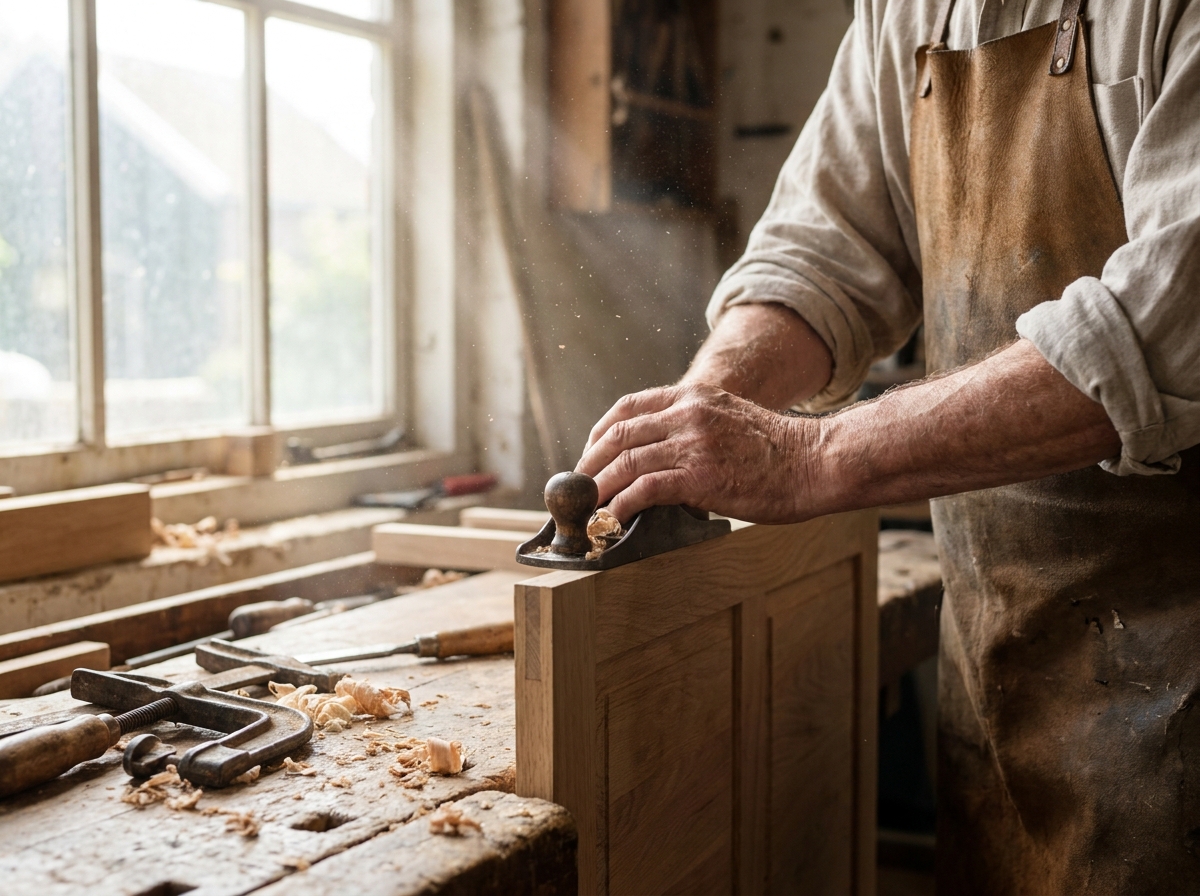 Vakmanschap — handen aan het werk